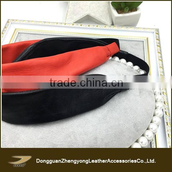 2016 Fashion sheep women leather headband