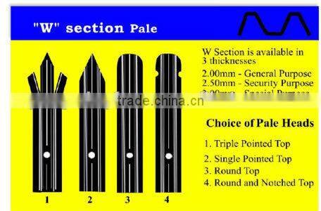 cheap palisade fence modern and beautiful wrought iron fencing china manufacturer