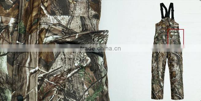 Custom inslated camo hunting pants