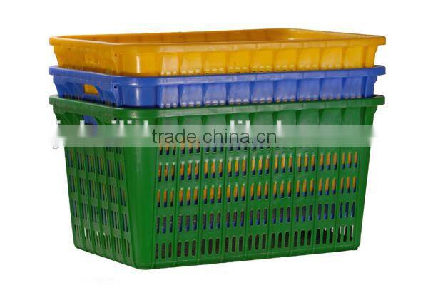 2014Hot Sale plastic vegetables crate V-001