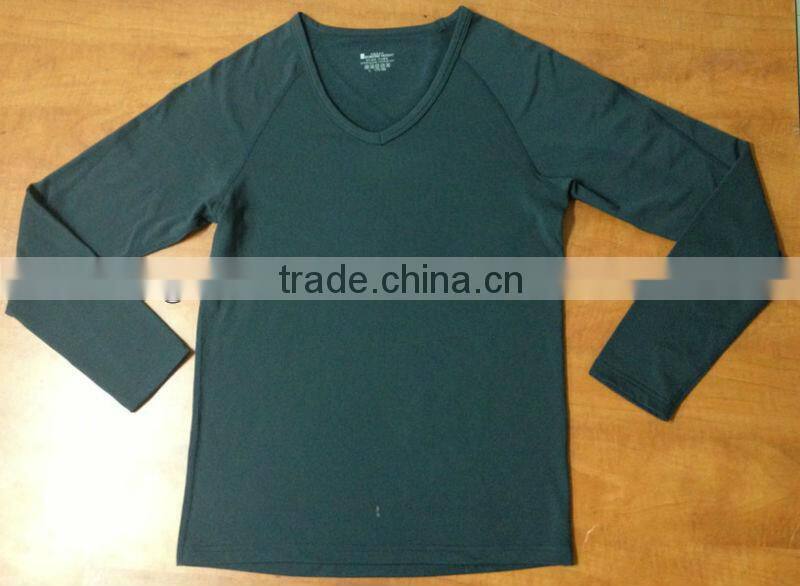 Ladies V-neck sports baselayer tops
