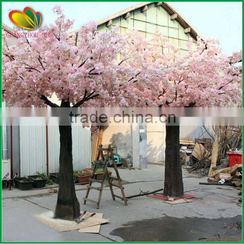 wholesale artificial hot sale silk cherry blossom flower tree