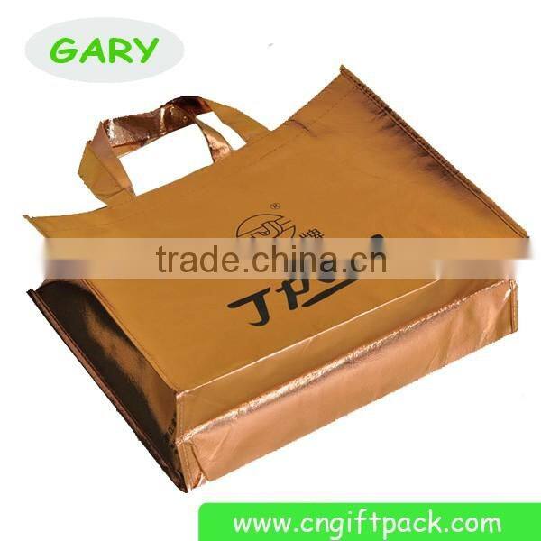 Gold Handbag Tote Bag Metallic Laminated Tote Bag Manufacturer