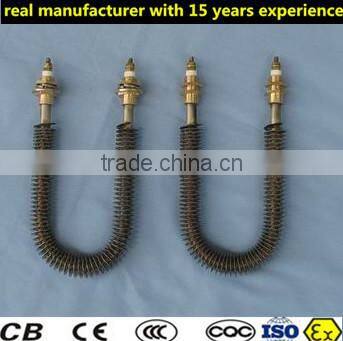 U shape tubular finned heater for industrial oven