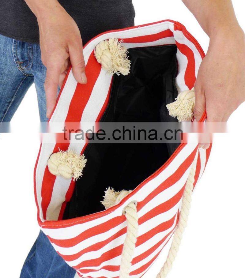 Factory Wholesale Cotton Canvas Beach / Tote Bag