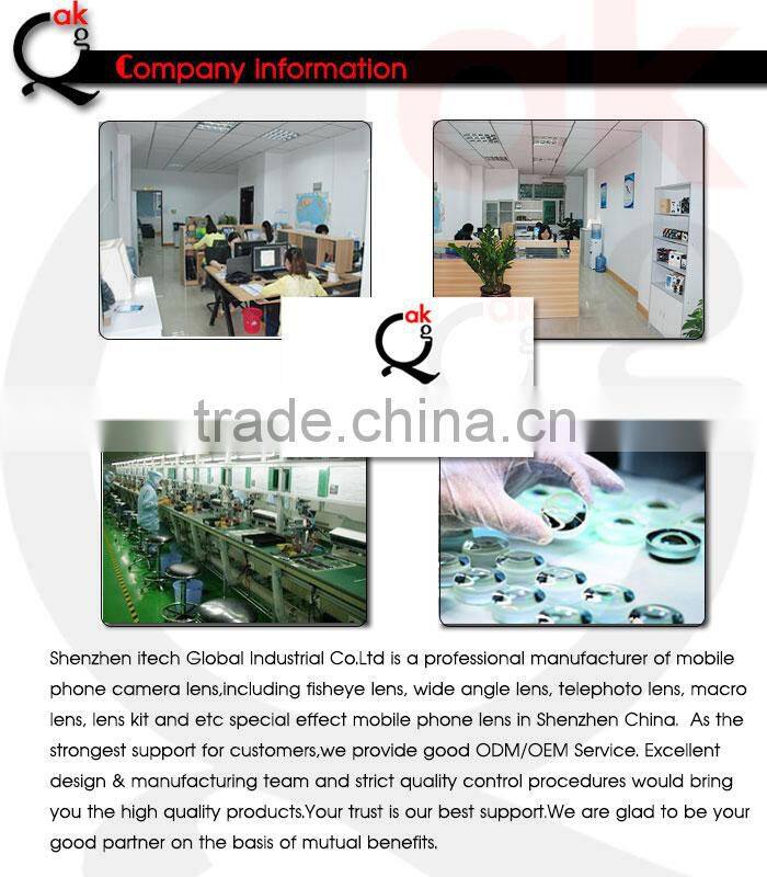 Adjustable 18X Optical Aluminum zoom camera Telescope lens for htc