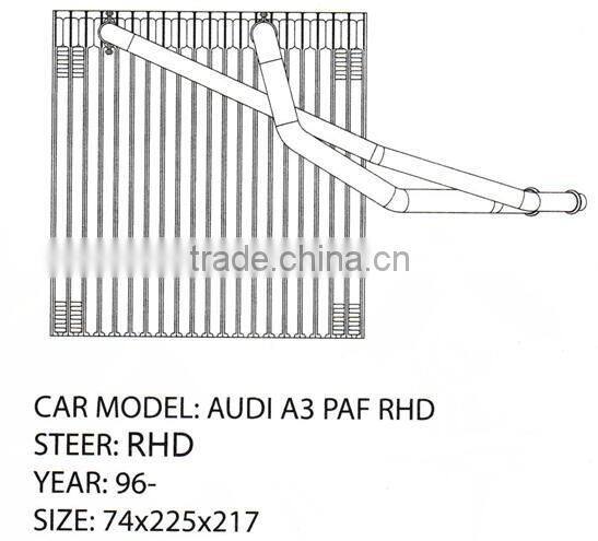 Air conditioning evaporator core a/c evaporator coil for AUDI A3