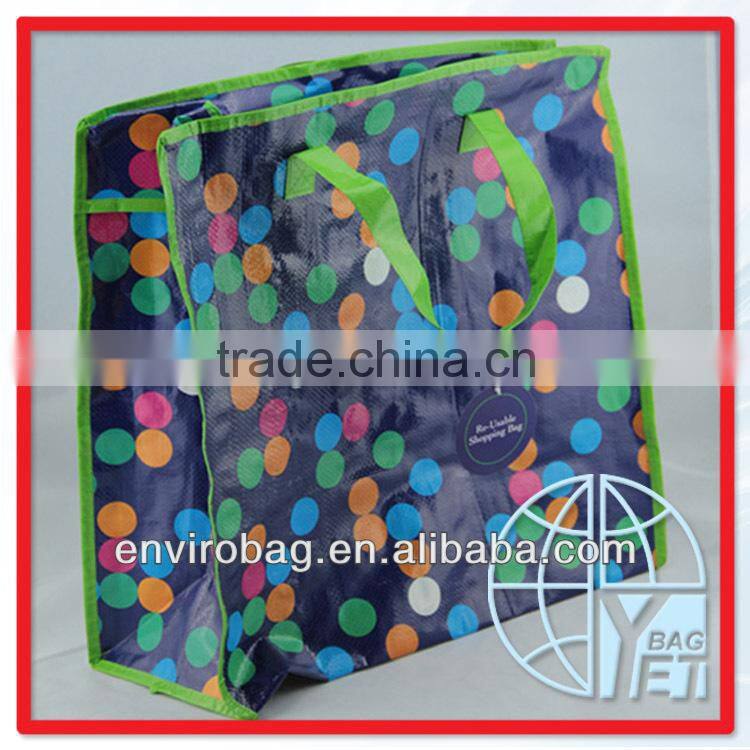 Lead Free Zipper PP Woven Pillow Bag Blanket Package Bag Quilt Storage Bag