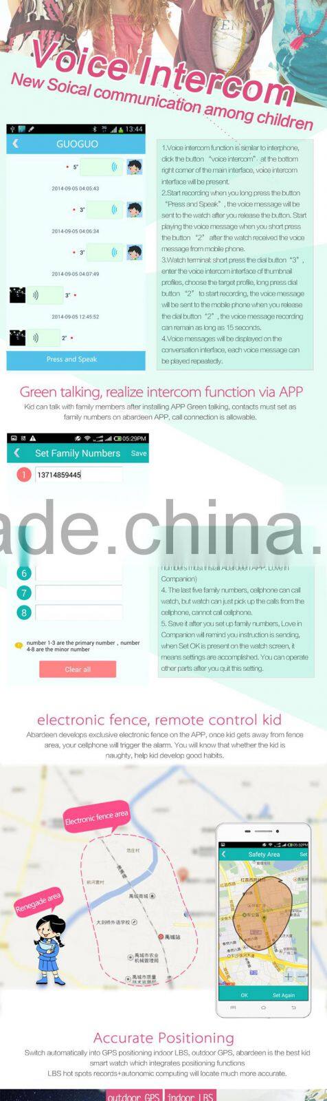 Monitor Online Software Anti-Kidnapping tracking watch