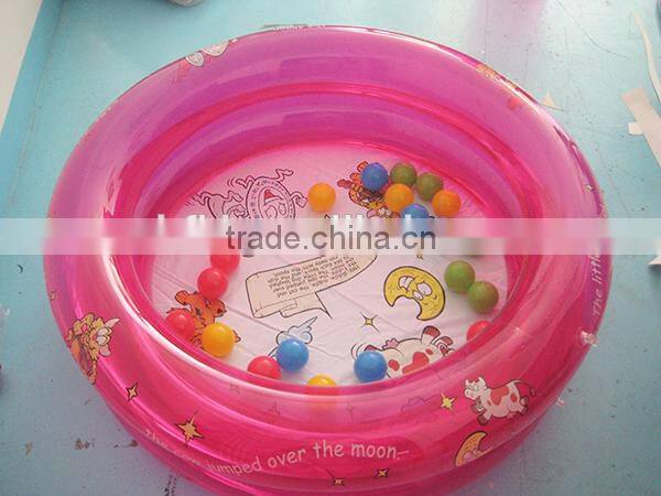 carton pattern kids round inflatable pools