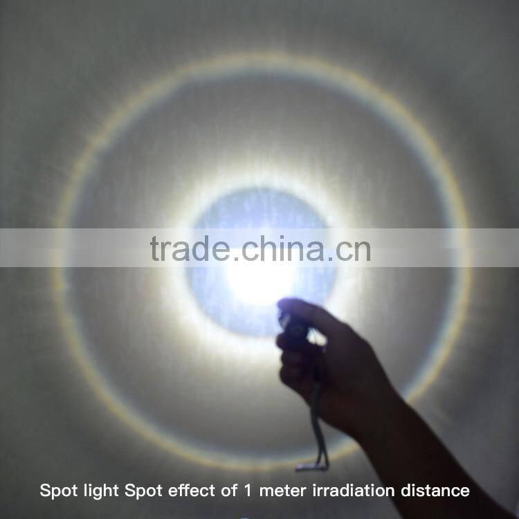 latest China factory XPG 5w 18650 rechargeable Mini zoom flash light for camping outdoor