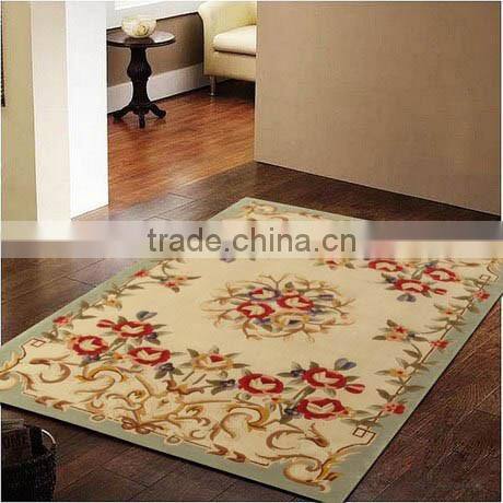 Hotel decor use acrylic pattern flooring area rug