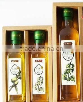 750ml transparent olive oil and vinegar bottle