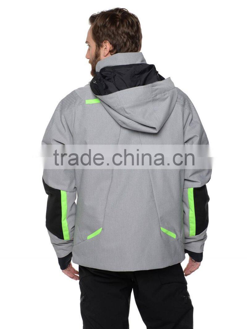 jacket man winter american style colorful ski jacket