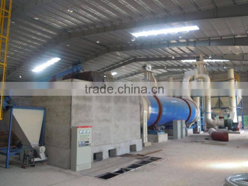 Drying high moisture animal waste/chicken manure rotary dryer equipment