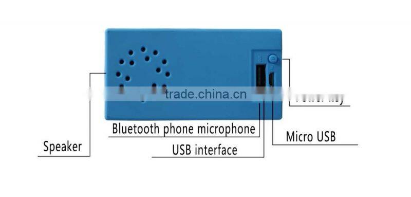 Portable 2 in 1 customs LOGO bluetooth speaker power bank 2000Mah