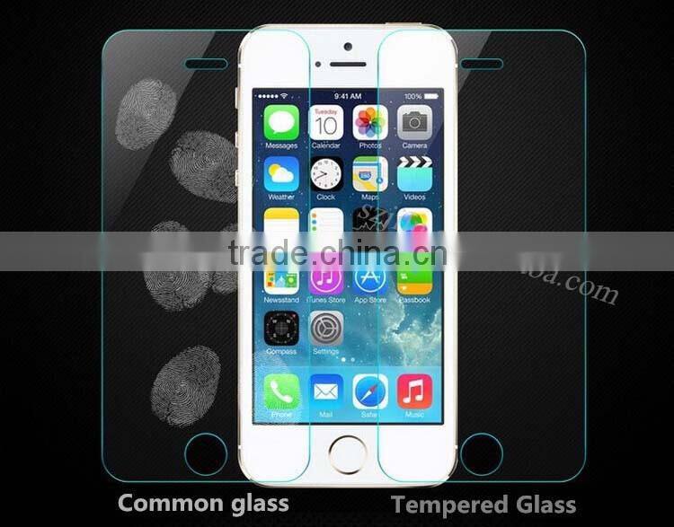 For iPhone 5 5S 5G 4 4S 4G Tempered Glass Clear Screen Protectors, Anti-Scratch Premium Film Clear Screen Guard RCD04010