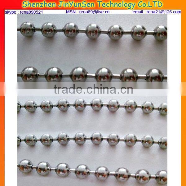 Brass 2.4mm ball chain connector