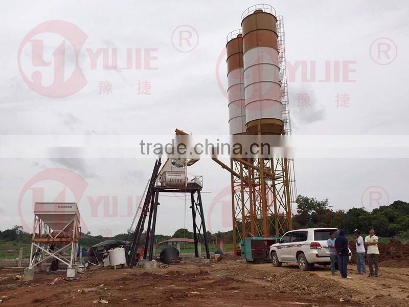 CE Certified HZS35 Concrete Batching Plant on sale Mini Portable Concrete Batch Plants