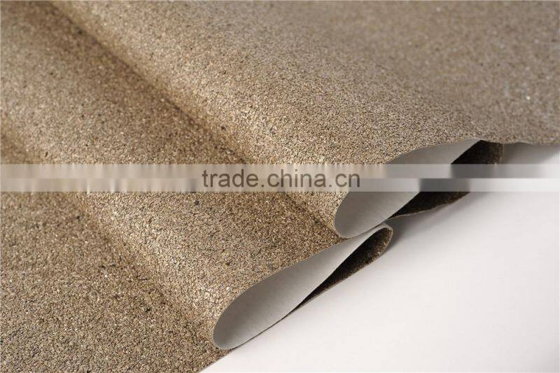 mica wallpaper Vermiculite wallpaper little stone wallpaper dark brown