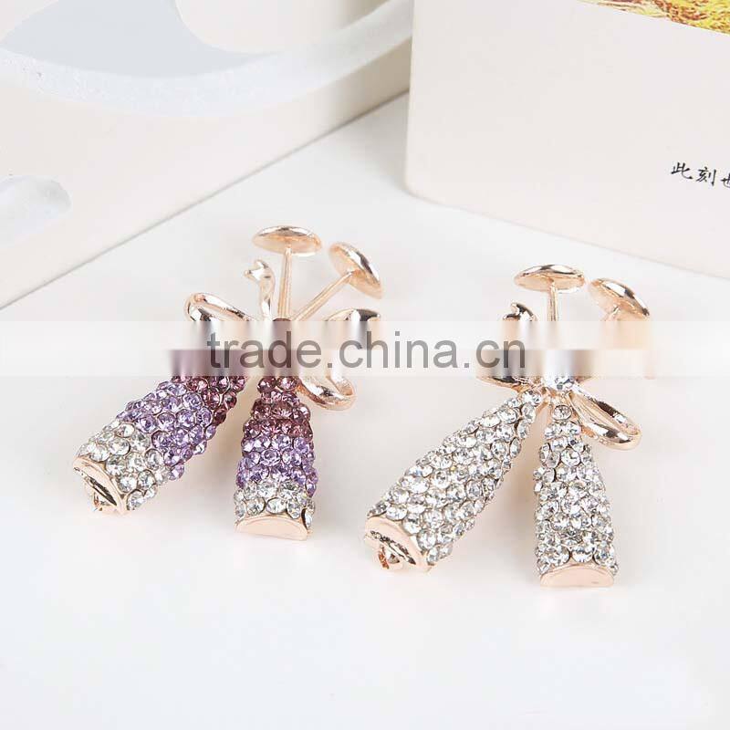 2016 new trendy Animal Brooch Crystal rhinestone cute monkey brooch