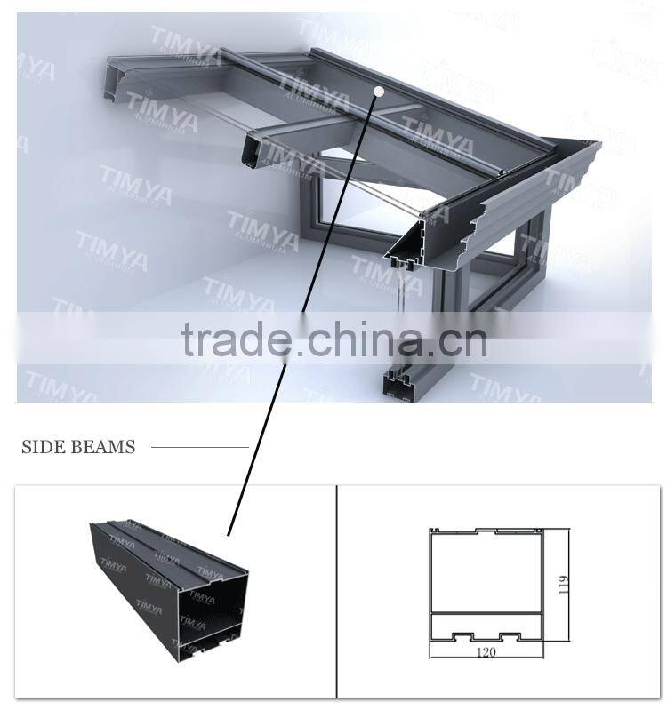 used sunroom and greenhouse roofing material