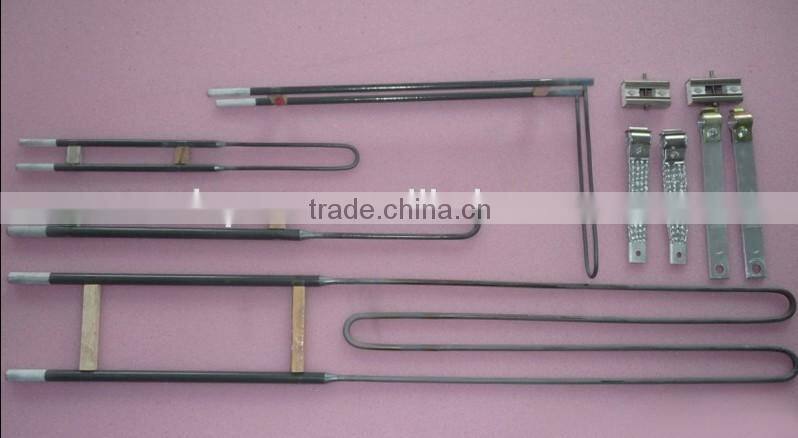 high quality 1600C electric furnace double spiral SiC heating element