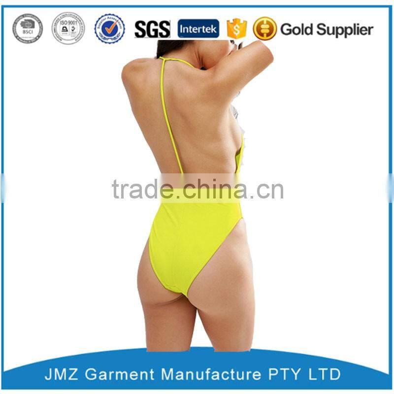 Best selling solid sexy beach swimwear/bikini manufacturer