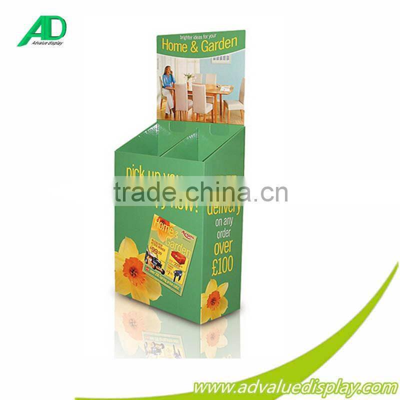 Customized Lotion Corrugated Dump Bin Retail Clothing Dump Bins