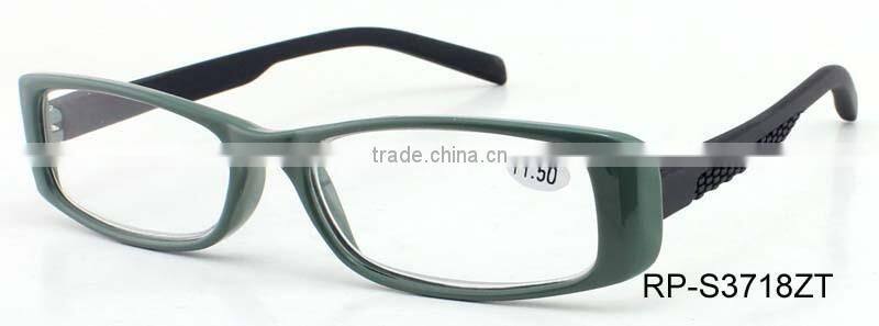 RP-S3718 Fashion plastic reading glasses, new design custom logo eyewear