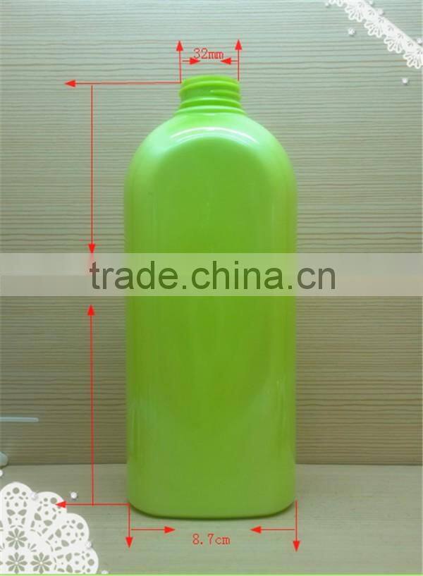800ml 26oz flat Personal Care Industrial Use and PET Plastic Type best design shampoo bottle