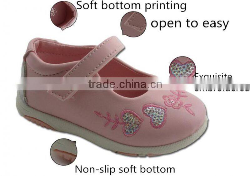 2016 high quantity latest fashion lace up leather shoes toddler for kids