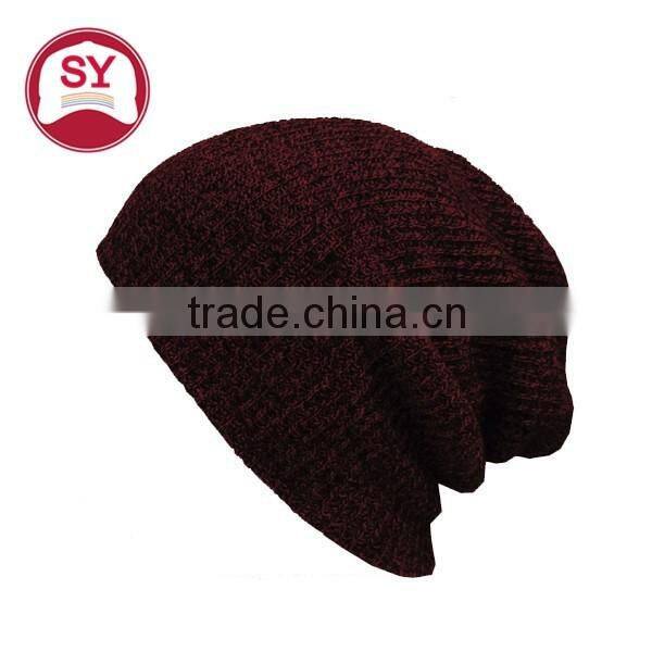 wholesale multi color custom knit beanie