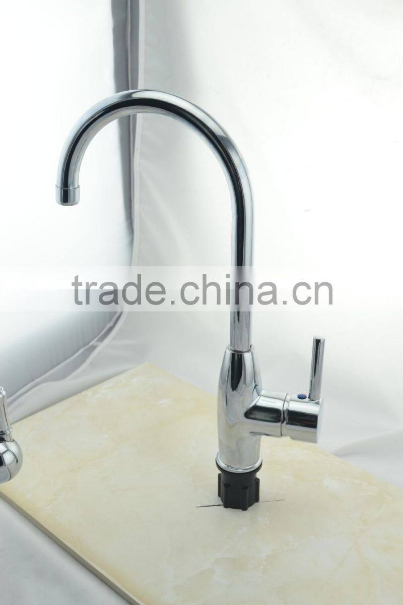 Antique kitchen faucets lead free brass material ridge cold and hot water