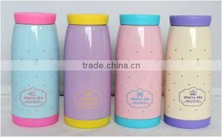 2016 factory Customized logo stainless steel/ 500ml stainless steel hot and cold water bottle/steel hot Water Bottle