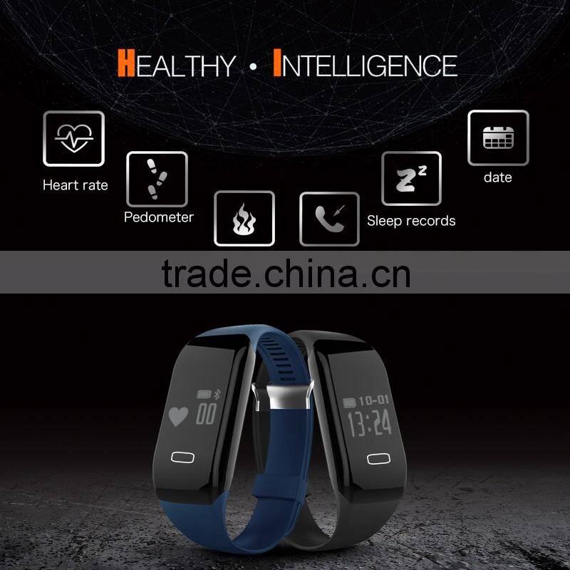 Smart Bracelet IPX67 Waterproof 0.49 Inch LED Touch Screen Bluetooth 4.heart rate monitor