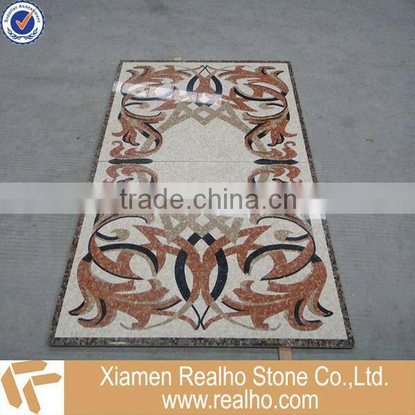 marble round mosaic tile for flooring