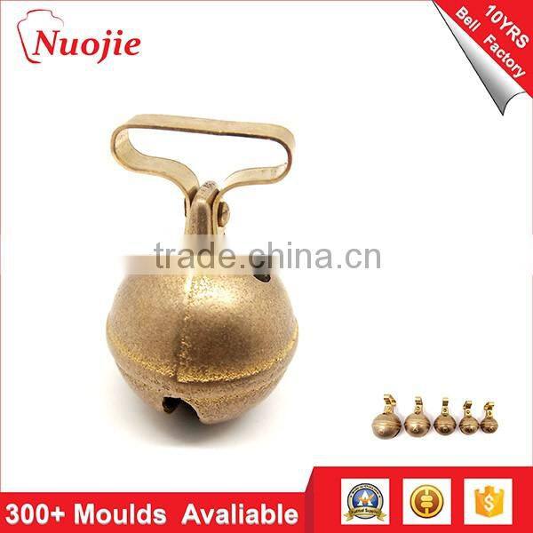 Wholesale 2.6" plated or painted color cow bell with cow print for cow and sheep