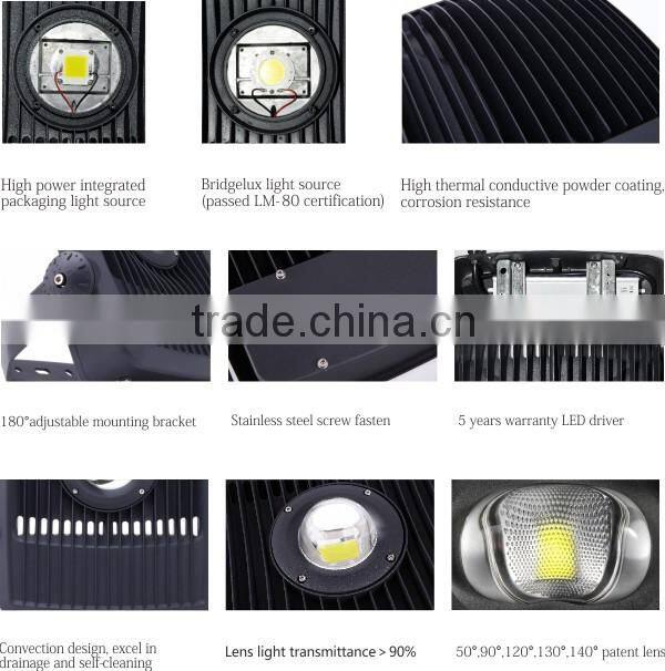 TUV GS CB CE 5 years warranty IP66 100w 120 60 beam angle Led Flood light