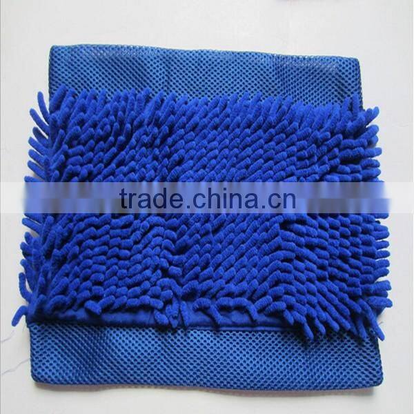 2016 high quality household magic High-grade replaceable chenille mop cloth,floor cleaning cloth,