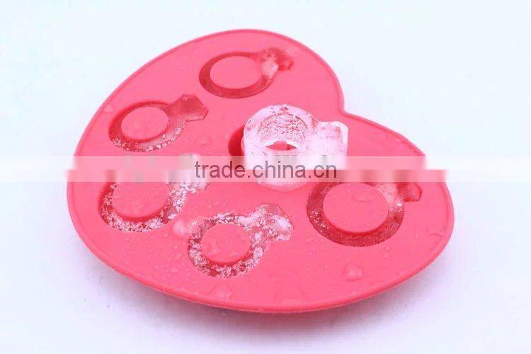 Fancy Ring Shaped Silicone Ice Cube Tray