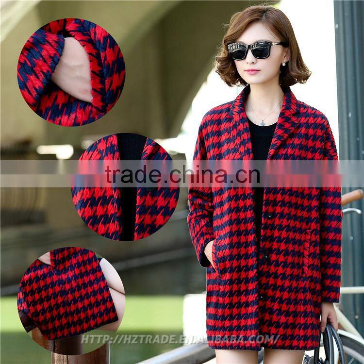 Factory Price Wholesale 2015 Winter Fashion New Style Korea Women Coat