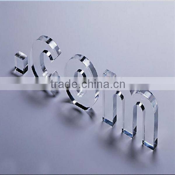 Factory price eco-friendly plastic material acrylic laser word lighting