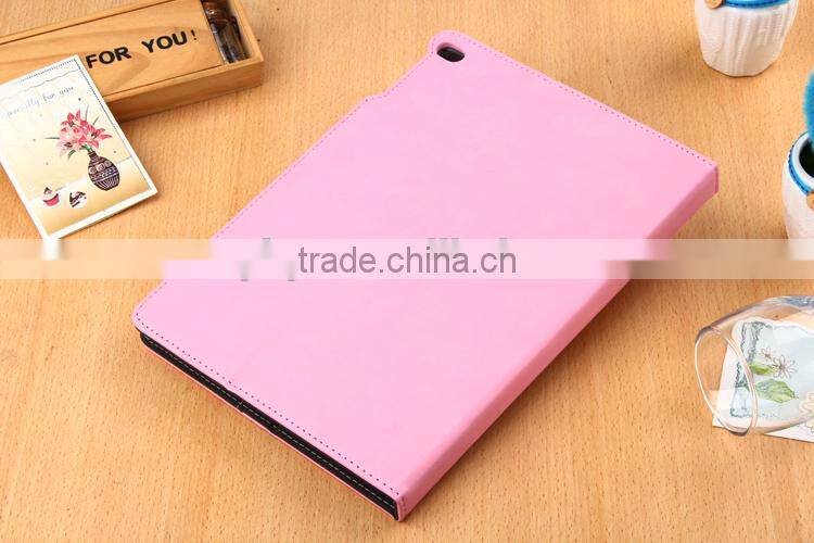 New arrival wallet leather case for ipad 6.for apple ipad air 2 case