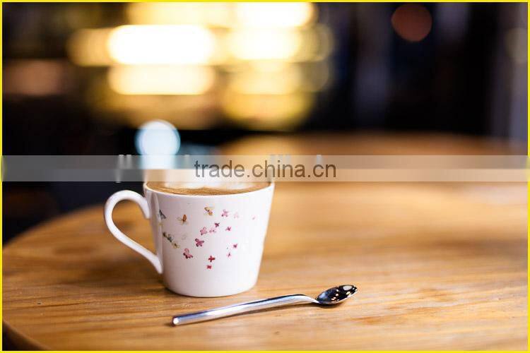 Wholesale Promotional Custom Rural Style Floral Ceramic Coffee Cup