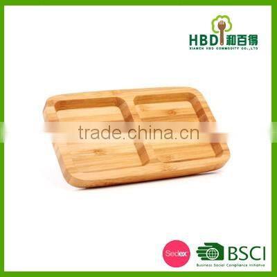 Hot selling fashion Bamboo food dish sauce boat