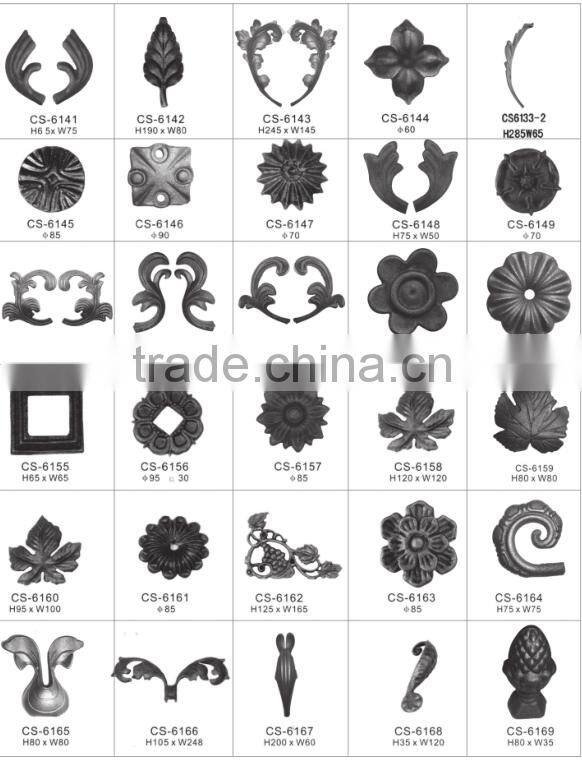 Ornamental wrought iron,wrought iron components
