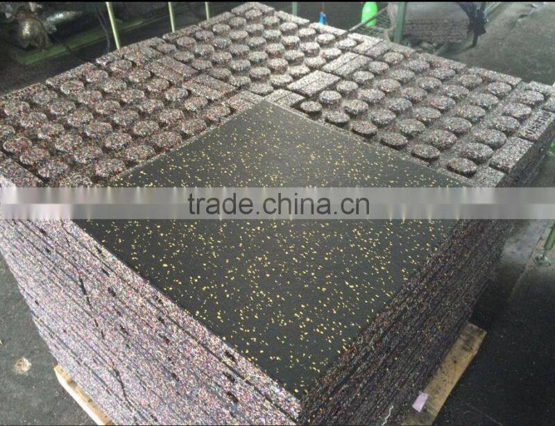 Qingdao 7king high density sound absorption eva puzzle rubber running track paver mat