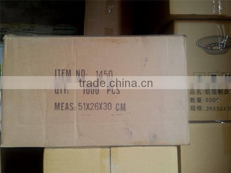 Two Compartments Alu Foil Food Container