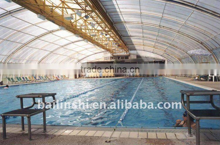 polycarbonate solid roofing sheet for swimming pool